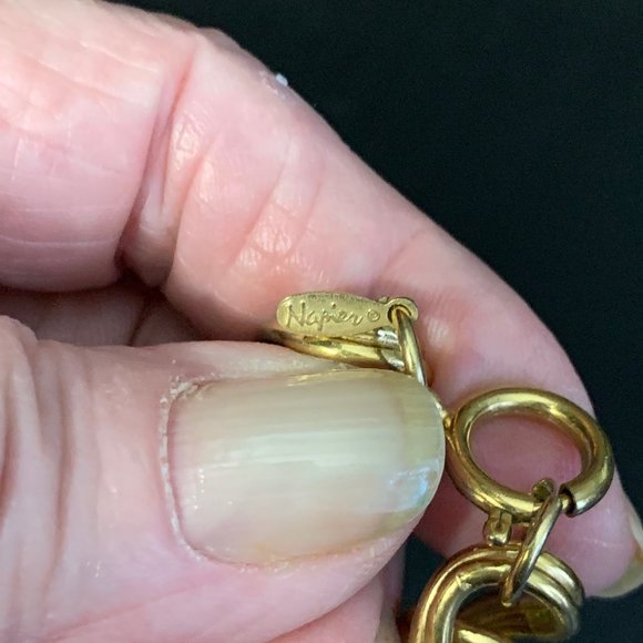 Napier Woven Gold Necklace & Bracelet Set - Picture 5 of 9